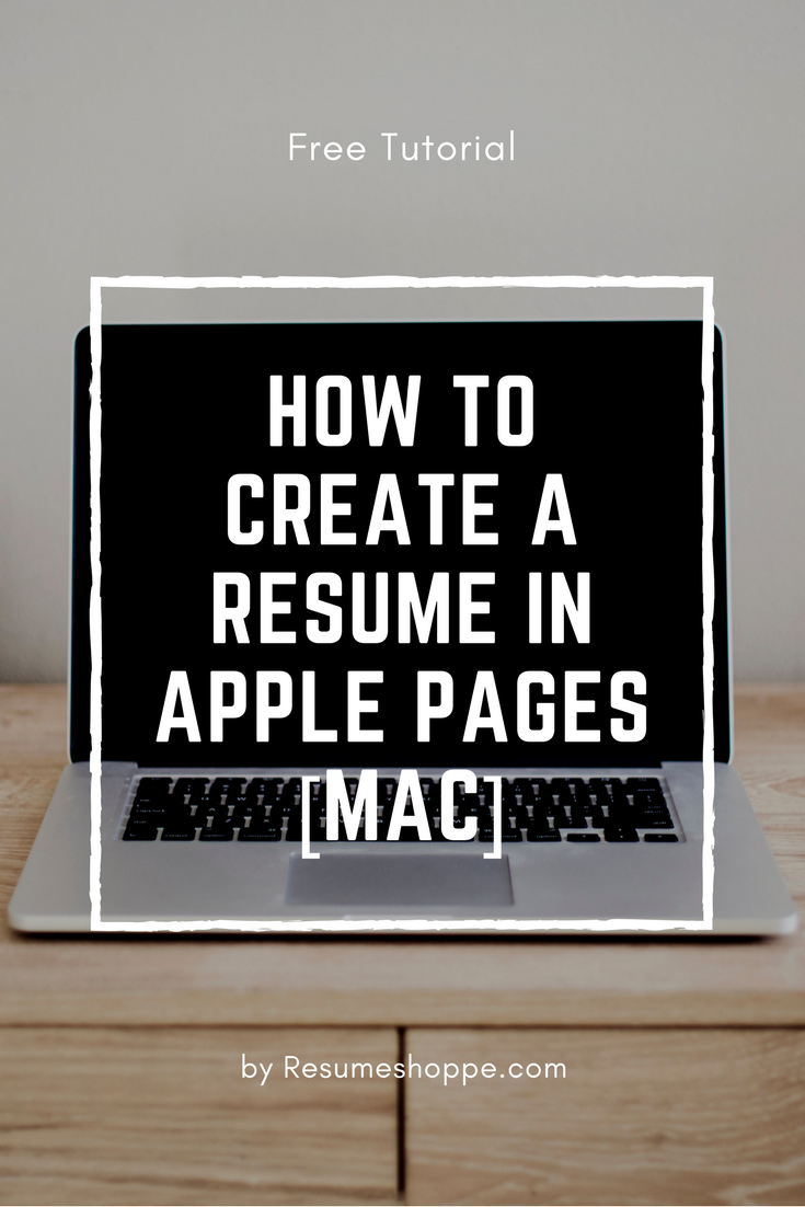 what is pdf format for resume mac